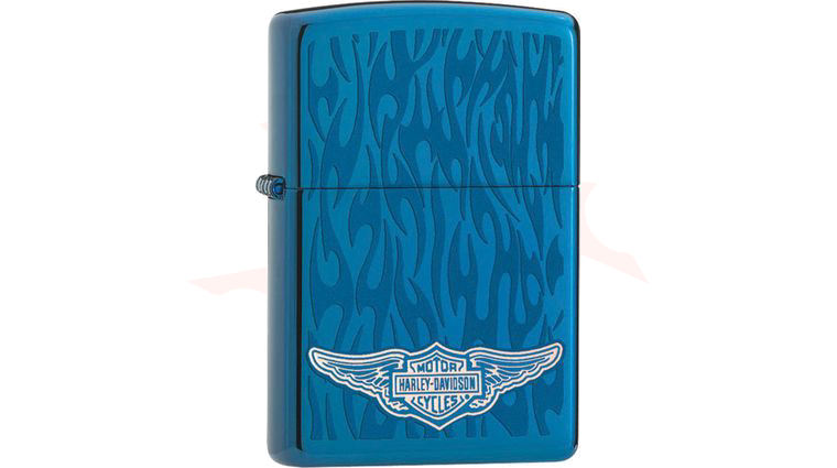 Zippo Harley-Davidson Ghost, Sapphire Classic - KnifeCenter