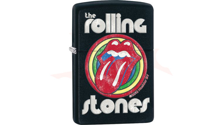 Zippo Rolling Stones, Black Matte Classic - KnifeCenter