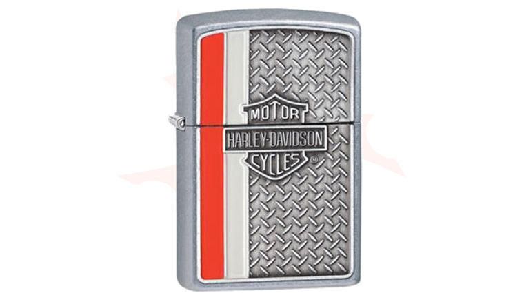 Zippo Harley-Davidson Diamond Plate, Street Chrome Classic