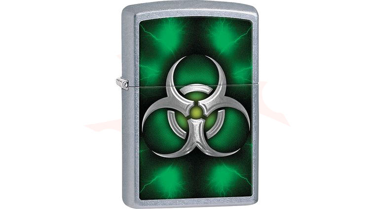Zippo Biohazard Green, Street Chrome Classic - KnifeCenter - 28853