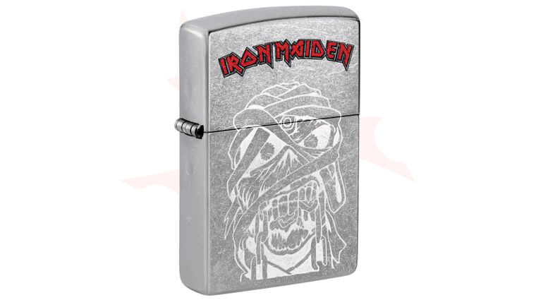 Zippo Lighter Street Chrome, Lustre Iron Maiden Eddie