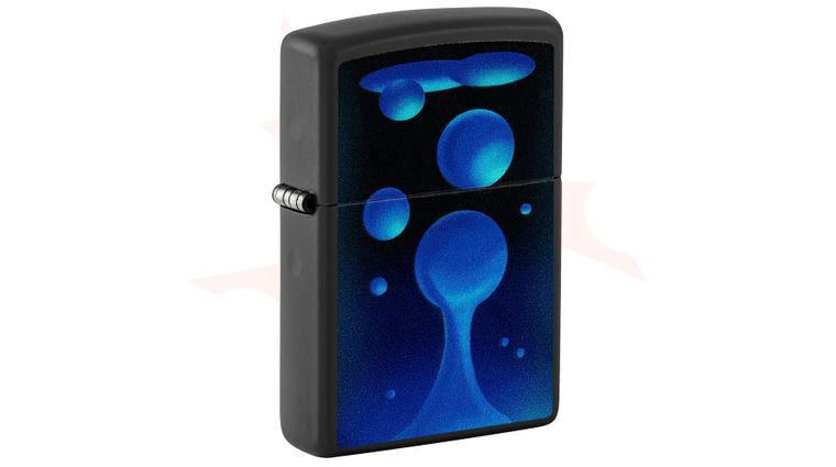 Zippo Lighter Black Matte, Black Light Lava Lamp