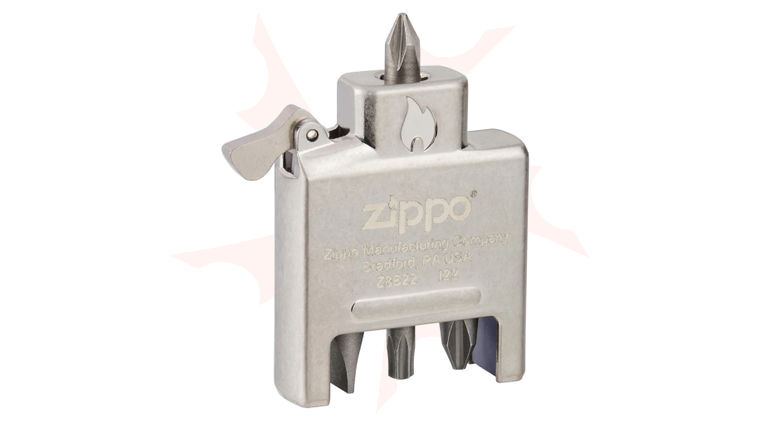 Zippo Magnetic Bit Safe Screwdriver Insert, Holds 4 Bits