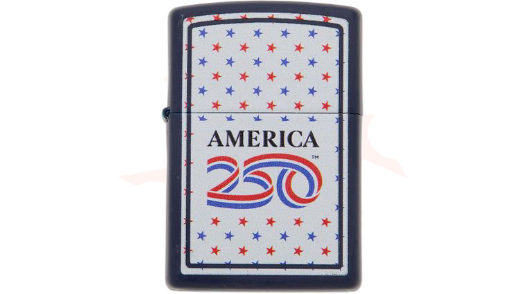 Zippo Navy Matte Classic, America 250 Design